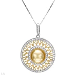0.40 Ctw Diamond 14K Gold Cocktail Necklace