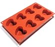 Silikomart Silicone Heart Muffin Pan, 8 Cup