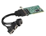 StarTech.com 4 Port PCI RS232 Serial Adapter Card with 16550 UART (PCI4S550)