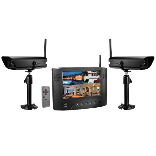 Uniden UDW20055 Wireless Video Surveillance System Black One screen and