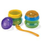 SAVE $0.04 - Sassy Insulated Feeding Pots with Spoon $7.95