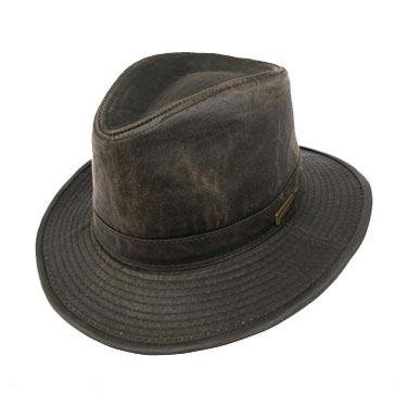  Indiana Jones Weathered Cotton Safari Fedora