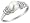 Fresh Water Pearl Ring with Diamonds in 10K White Gold, Size 5