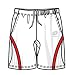 Lotto Hose Kontact, Herren, white/poppy red