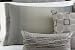 Hotel Collection Bedding Grey Ombre Stripe Set Two Standard Pillow Shams 300 Thread Count Cotton