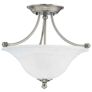Harmony Semi Flush Mount in Satin Pewter