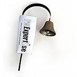 House Breaking Bell for Dogs from Pet Expertise! Made in USA, Hanging Brass