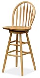 Winsome 89630 Beech Beechwood Bar Stool Windsor 30 Inch Arrow Back Swivel Seat