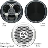 Sony CDXM1016PKG Marine Package CDX-M10 marine receiver with XS-MP1610W marine speakers