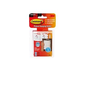 3M Command 17042 Sawtooth Picture Hanging Hooks with Adhesives Strips by 3M