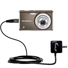 Rapid Wall Home AC Charger for the Olympus FE-4020 Digital Camera - uses Gomadic... by Gomadic