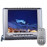 12-Inch HannSpree HannsSkewer LCD TV (Charcoal/Blue)