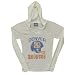 Denver Broncos - Distressed Helmet Ladies Hooded Long Sleeve - Small