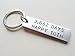 Aluminum Tag Keychain Engraved with 