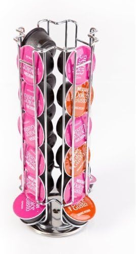 Dolce Gusto 24 Coffee Pod Rotating Holder Capsule Rack Stand by Pod Farther