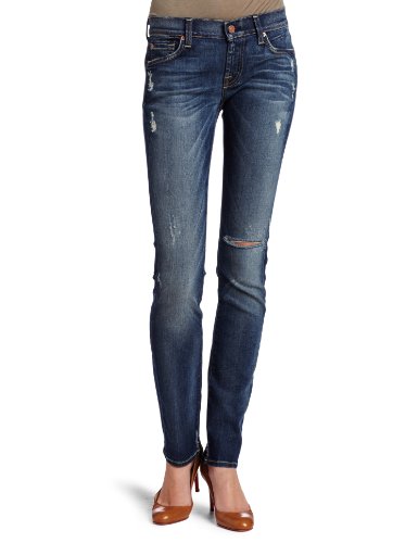 7 For All Mankind Women's Roxanne Jean, New Ultra Destroyed, 29