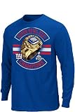 New York Giants Superbowl Super Bowl XLVI 46 Champions Ring Bling Long Sleeve Shirt Size M