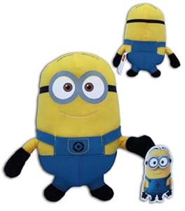 Dave Minion 20cm Peluche Gru Soldato Cattivissimo Me Despicable 2 Occhiali Umanoide Giallo