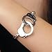 Caine's Handcuff Bracelet - Silver Tone Handcuff Jewellery