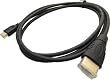 スマートフォン対応 マイクロHDMI(タイプ-D)-HDMI(タイプA) Ver1.4ケーブル カバー付