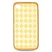 Premium TPU Flexi Argyle Gel Skin for Apple iPhone4, 4th Generation, 4th Gen Flexible See Thru Skin, Orange Checkers Plaid Print