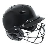 MacGregor Vented OSFA Batting Helmet with Wire Face Mask
