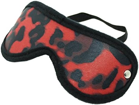 Mask Imitation Leopard Ajax - Red, Onesize