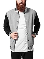 Urban Classics Chaqueta (Gris / Negro / Blanco)
