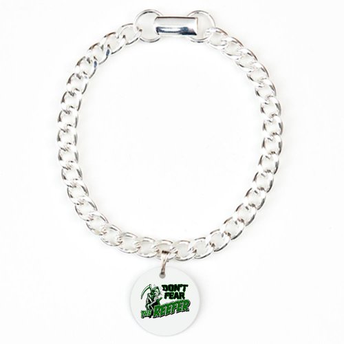 Charm Bracelet Marijuana Don't Fear The Reefer Grim Reaper