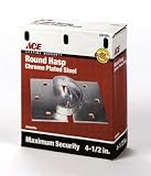 ACE 013725232 ROUND HASP 4-1/2 - CHROME PLATED STEEL