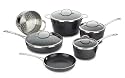 Cuisinart Greenware Eco-Friendly Nonstick 10 Piece Stainless Steel Cookware Set