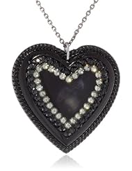 TARINA TARANTINO Large Lucite Heart Necklace, 30"