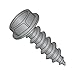 5/16" x 1 1/4" Type AB Self-Tapping Screws/Unslotted/Hex Washer Head/Steel/Black Oxide (Carton: 1,000 pcs)