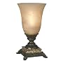 Alabaster Glass Uplight Table Torchiere Accent Lamp