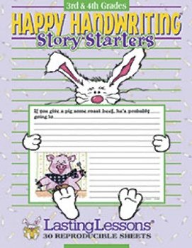 HAPPY HANDWRITING STORY STARTER 3-4 1/2 RULING W/ NO CENTER LINES