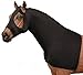 AJ Tack Wholesale Slip On Horse Slinky Lycra Hood Fleece Lined Nose Band Black, Medium
