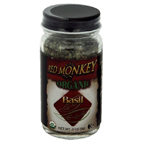 Red Monkey Organic Basil, .3-Ounce Net Weight, 6-Count