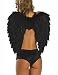 Wundersch&ouml;ne SCHWARZE FL&Uuml;GEL f&uuml;r Dark Angel Engelskost&uuml;m Karneval Fasching Kost&uuml;m Engel