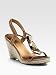 DIANE VON FURSTENBERG Harlot Wedges in Gold