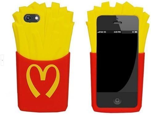 iPhone 6 6S Case, Yayan 3D Cute Bow Superhero Series Style Cartoon Soft Rubber Silicone Back Shell Case Cover Skin for Apple Iphone 6 6S 4.7 inch McDonald's