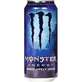 Monster Energy Drink, Absolutely Zero, 16-Ounce Cans (Pack of 24)