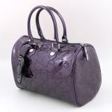 Hello Kitty Purple Patent Embossed City Bag
