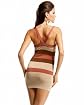 Cross Strap Colorblock Dress Product Image