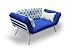 American Furniture Alliance Mali Flex Futon Frame and Cushions, Mali Fireworks