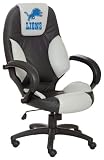 Detroit Lions Leather Office Chair