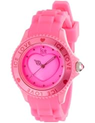 Ice-Watch Ice-Love Silicone Strap Pink Dial Womens watch #LO.PK.S.S.10