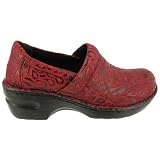  b.o.c. by Born Women's PEGGY CLOG Synthetic Casual - Red Print 
