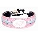 Philadelphia Eagles Pink NFL Football Bracelet