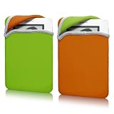 Amazon Kindle (1st Generation) SoftSuit (Electric Green / Atomic Orange (Reversible))