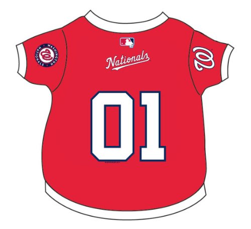 Washington Nationals Pet Dog Baseball Jersey MEDIUM